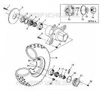 ROUE AVANT XPLORER 300 W98CC28C (4945264526B007)