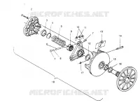EMBRAYAGE DE TRANSMISSION ASSEMBLY STORM 0950782, STORM SKS 0950582,  EURO STORM E950782 (4929012901C001)