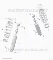 SUSPENSION ARRIERE SHOCK AND MOUNTING