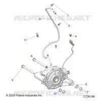 SYSTÃˆME DE TRANSMISSION, FRONT GEARCASE MOUNTING