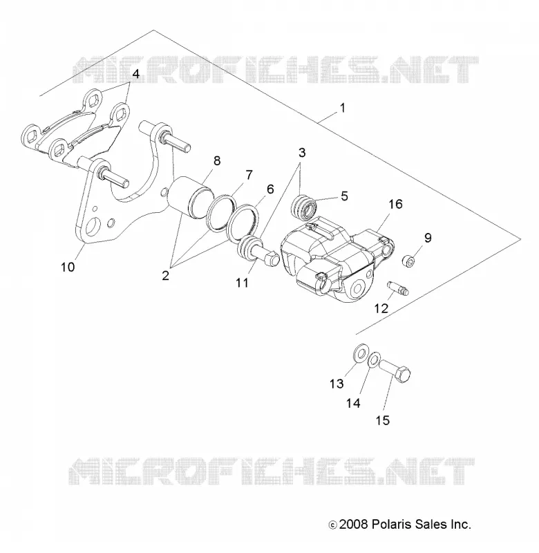 FREIN AVANT CALIPER