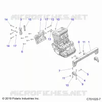 MOTEUR, MOUNTING & LONG BLOCK