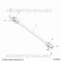 SYSTÃˆME DE TRANSMISSION, FRONT PROP SHAFT