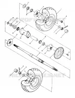 ROUE ARRIERE DRIVE ASSEMBLY (4913511351019A)