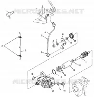 POMPE A HUILE SL 780 B964087 and  Intl. SL 780 I964087 (4935523552C005)