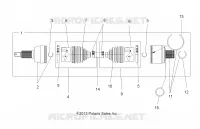 SYSTÈME DE TRANSMISSION, ARBRE DE TRANSMISSION ARRIERE