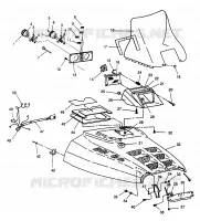 CAPOT WIDETRAK LX 0962064 and EUROPEAN WIDETRAK LX E962064 (4931643164A009)