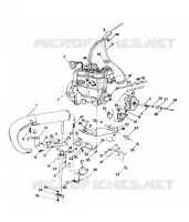 SUPPORT MOTEUR 500 SP/500 SKS (4921262126033A)