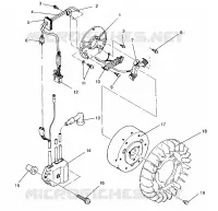 STATOR ASSEMBLY TRAIL 0950761, TRAIL DELUXE 0950262  and EUROPEAN TRAIL DE (4928862886D004)