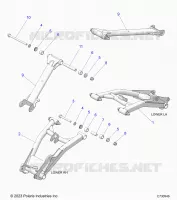 SUSPENSION ARRIERE CONTROL ARMS