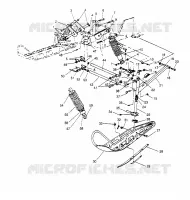 SUSPENSION AVANT AND SKI RXL 0956768 (4930783078B002)