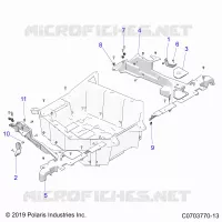 CARROSSERIE ARRIERE RACK, MOUNTING