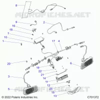 ELECTRICITE, DASH COMPONENTS, RIDE COMMAND