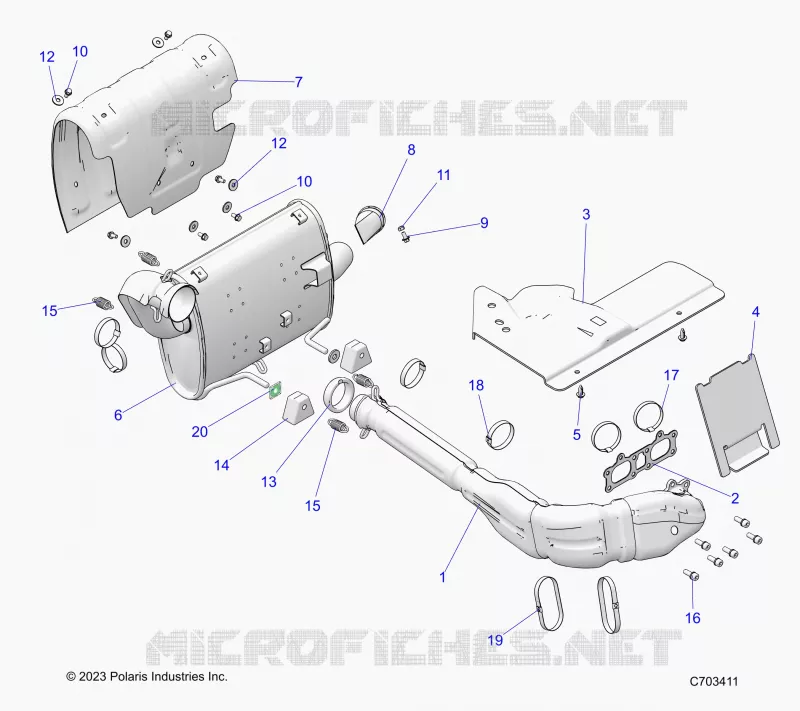 ENGINE, ECHAPPEMENT