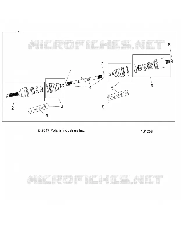 DRIVE TRAIN, TRANSMISSION AVANT SHAFT
