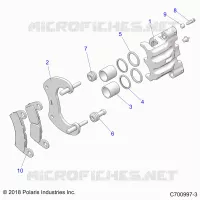 BRAKES, ETRIER DE FREIN ARRIERE