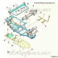 CHASSIS, CADRE AND FRONT BUMPER