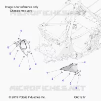 CHASSIS, TIE ROD BOOT ASM.