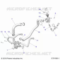 MOTEUR, WATERPUMP AND BYPASS