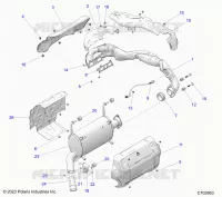 ENGINE, ECHAPPEMENT