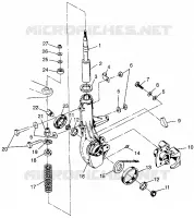 JAMBE DE FORCE AVANT Sportsman 400L W97AC38C (4939673967B006)