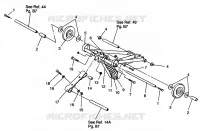 BRAS DE SUSPENSION AVANT WIDETRAK GT 0962061 AND EUROPEAN WIDETRAK GT E962 (4931623162B008)