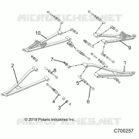 SUSPENSION AVANT CONTROL ARMS
