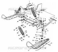 SUSPENSION AVANT AND SKI 440 XCR 0941760 (4925182518011A)