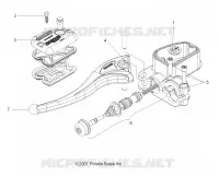 FREIN AVANT FREIN LEVER and LH MAITRE CYLINDRE