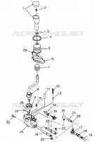 SELECTEUR DE VITESSE (400L) XPRESS 400L W97CA38C (4939603960C014)