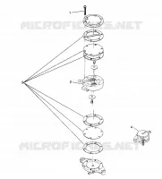 POMPE A CARBURANT ASSEMBLY SL 750 B944070 (4927012701031A)