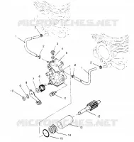 POMPE A HUILE SPORT 0950443, SPORT TOURING 0950243  and EUROPEAN SPORT (4928822882D002)