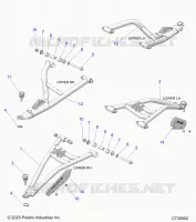 SUSPENSION AVANT CONTROL ARMS