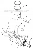 VILEBREQUIN AND PISTON ASSEMBLY (49147514750039)