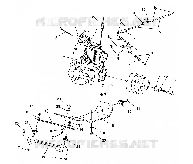 SUPPORT MOTEUR STARLITE/0933427 (4922972297022A)