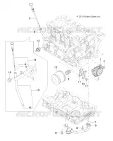 MOTEUR, OIL SYSTEM AND JAUGE A HUILE