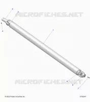SYSTÃˆME DE TRANSMISSION, PROP SHAFT,FRONT