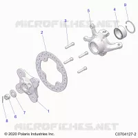 SUSPENSION AVANT CARRIER- Z21N4M99AG (C0704127-2)