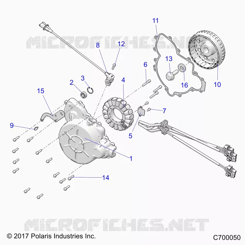 ENGINE, STATOR AND FLYROUE