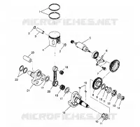 PISTON ET VILEBREQUIN SPORT 400L W958540 (4930133013C010)