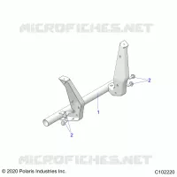 CARROSSERIE ARRIERE RACK SUPPORT