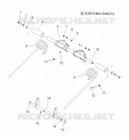 SUSPENSION, BRAS DE SUSPENSION ARRIERE AND PIVOT ARM
