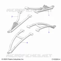 SUSPENSION AVANT A-ARMS