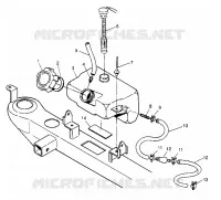 RESERVOIR D'HUILE ASSEMBLY Sport 400L W948540 (4927232723A012)