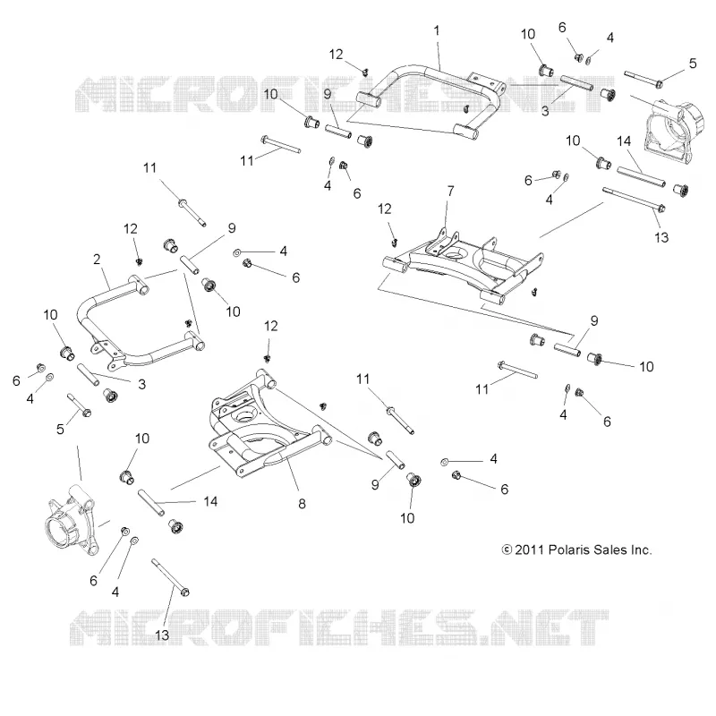 SUSPENSION ARRIERE CONTROL ARMS