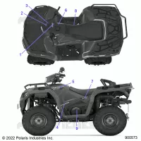 EMBLEMESS, GRAPHIC- A24SHE57FS/S57FS/CS/CP (900573)