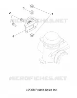 MOTEUR, CARBURATEUR BRACKET