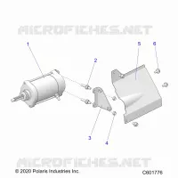 DEMARREUR MOTOR/SHIELD