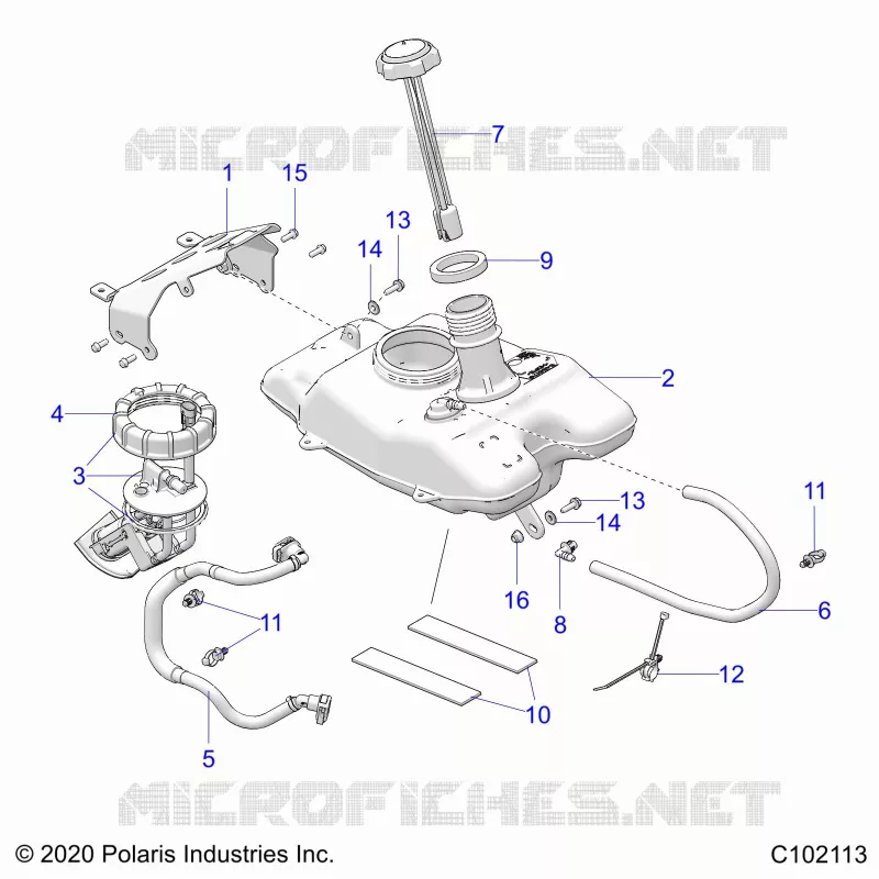 SYSTÃˆME D'ALIMENTATION, FUEL TANK ASM.