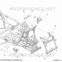 CHASSIS, FRONT CAB SUPPORTS
